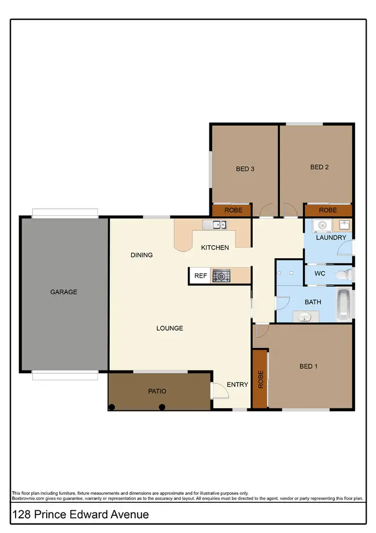 Floorplan of Homely house listing, 128 Prince Edward Avenue, Culburra Beach NSW 2540