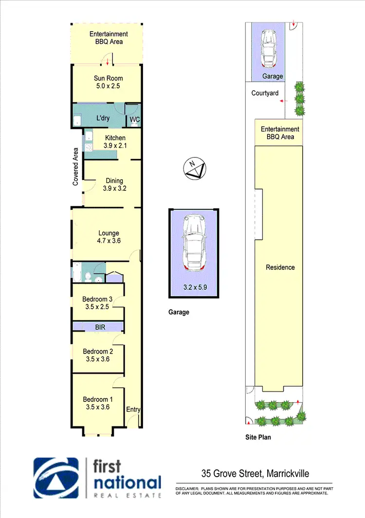 Floorplan of Homely house listing, 35 Grove Street, Marrickville NSW 2204