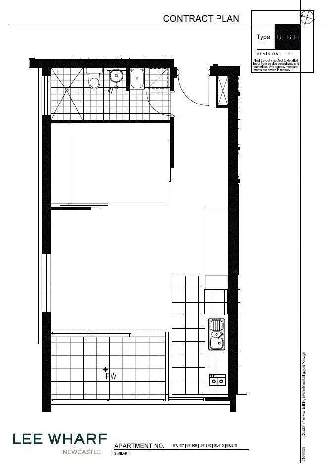 Floorplan of Homely apartment listing, 510/14 Honeysuckle Drive, Newcastle NSW 2300
