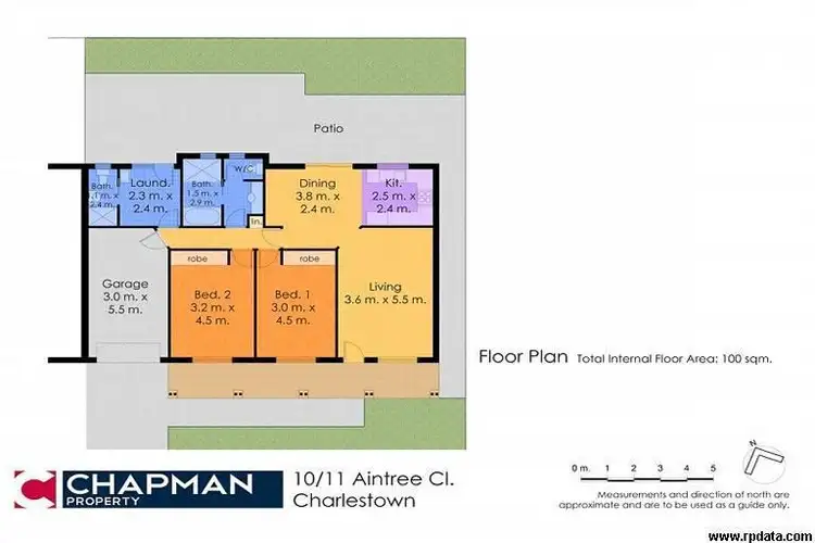 Floorplan of Homely unit listing, 10/11 Aintree Close, Charlestown NSW 2290