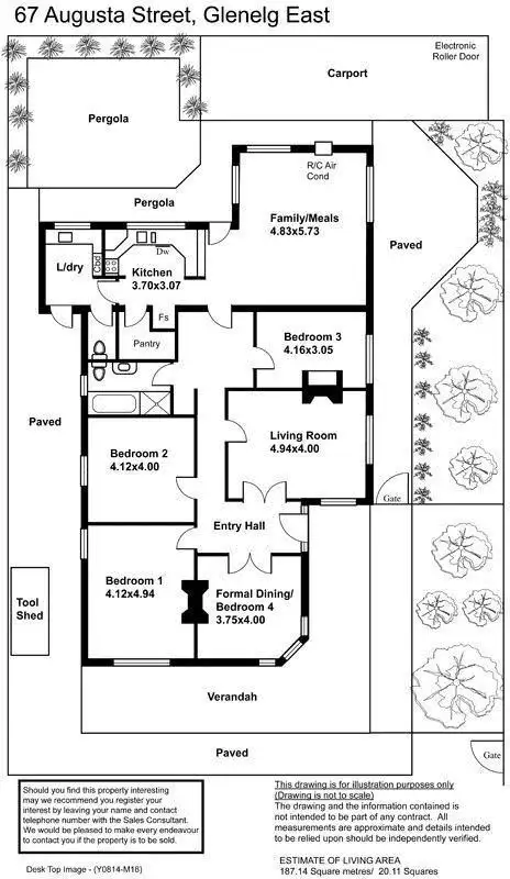 Floorplan of Homely house listing, 67 Augusta Street, Glenelg East SA 5045