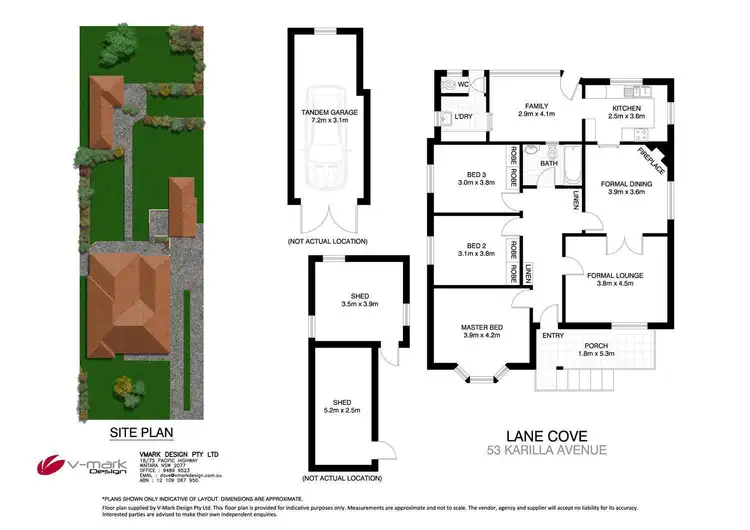 Floorplan of Homely house listing, 53 Karilla Avenue, Lane Cove NSW 2066