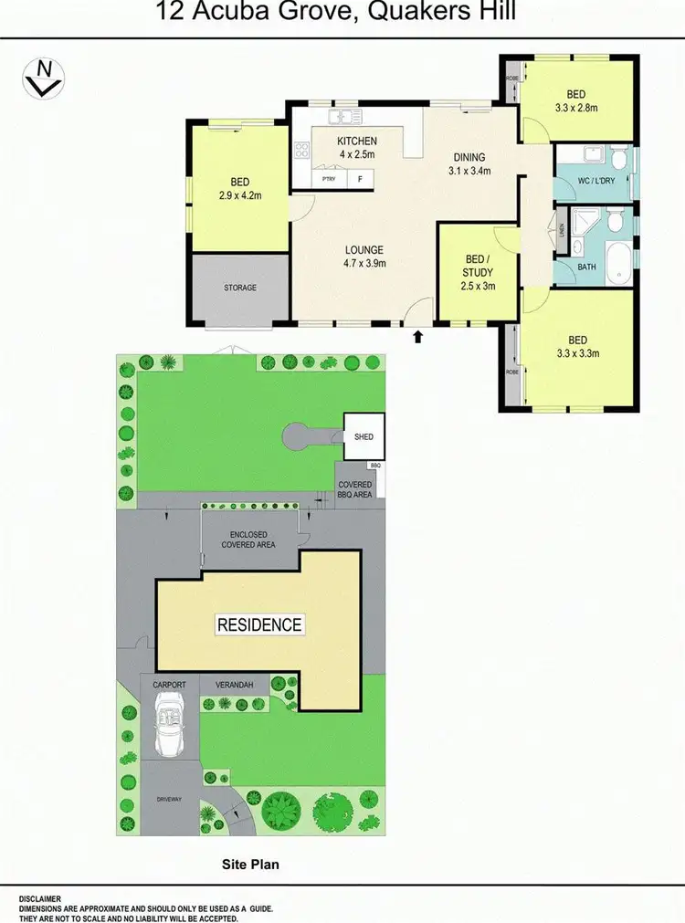 Floorplan of Homely house listing, 12 Acuba Grove, Quakers Hill NSW 2763