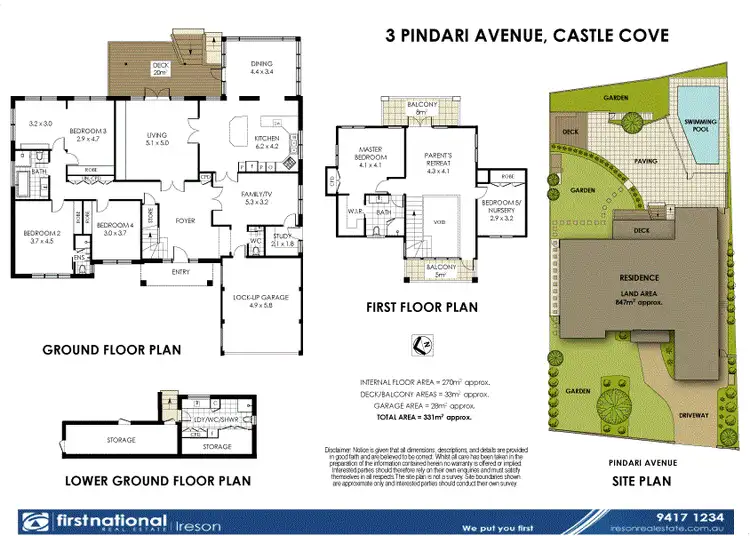 Floorplan of Homely house listing, 3 Pindari Avenue, Castle Cove NSW 2069