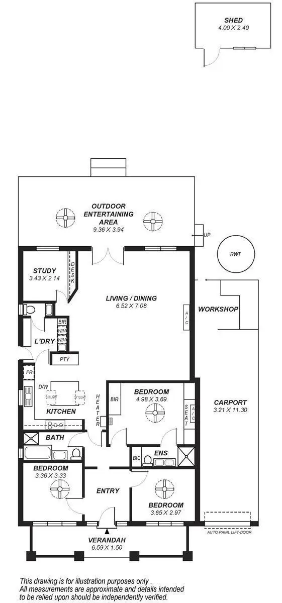 Floorplan of Homely house listing, 27 Yeronga Avenue, Kensington Park SA 5068