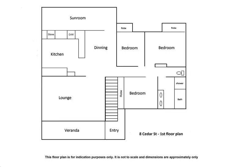 Floorplan of Homely house listing, 8 Cedar Street, Goonellabah NSW 2480