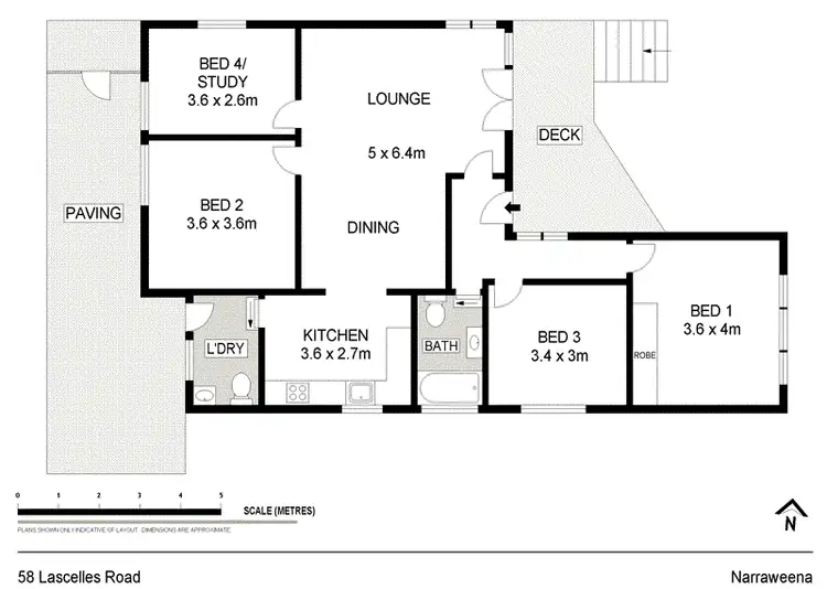 Floorplan of Homely house listing, 58 Lascelles Road, Narraweena NSW 2099