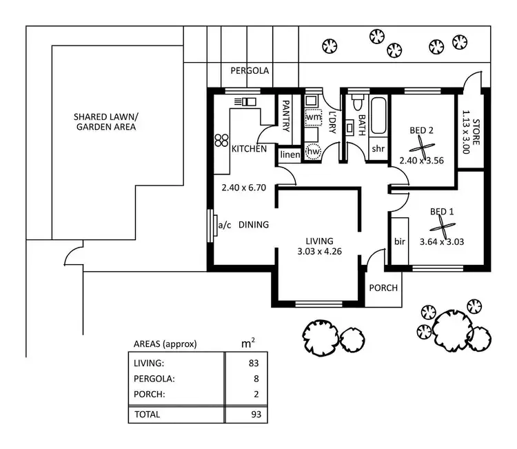 Floorplan of Homely unit listing, 4/14 Jellicoe Street, Broadview SA 5083