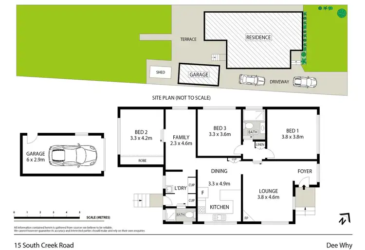 Floorplan of Homely house listing, 15 South Creek Road, Dee Why NSW 2099