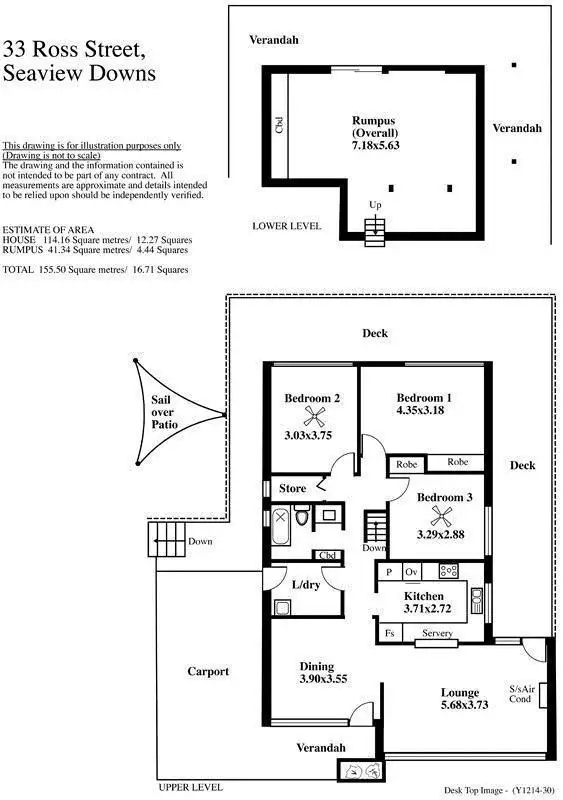 Floorplan of Homely house listing, 33 Ross Street, Seaview Downs SA 5049