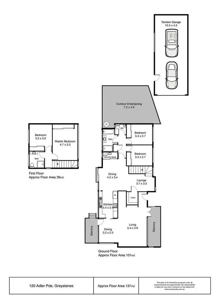 Floorplan of Homely house listing, 120 Adler Parade, Greystanes NSW 2145
