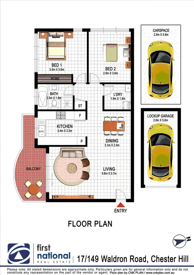 Floorplan of Homely apartment listing, 17/149 Waldron Road Street, Chester Hill NSW 2162