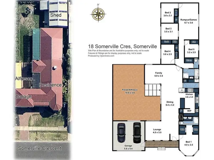 Floorplan of Homely house listing, 18 Somerville Crescent, Somerville VIC 3912