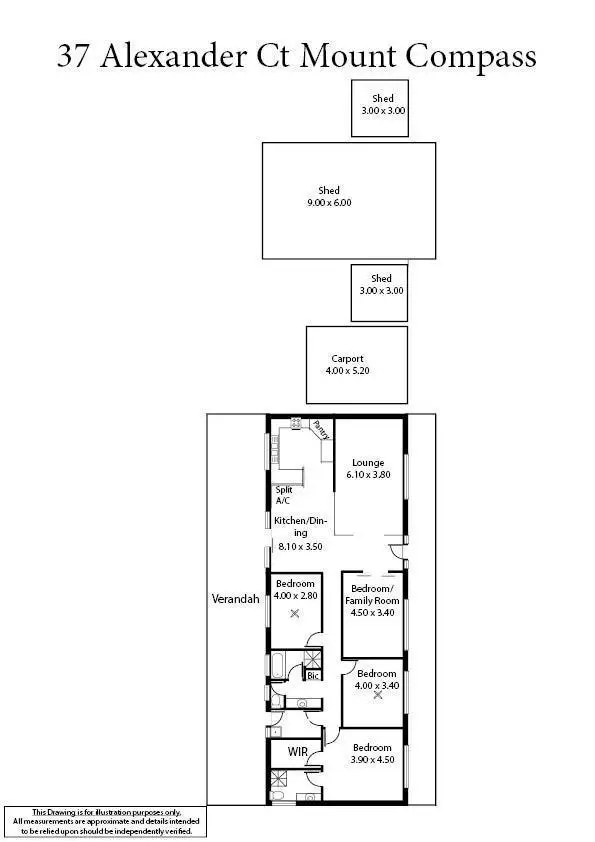 Floorplan of Homely house listing, 37 Alexander Court, Mount Compass SA 5210
