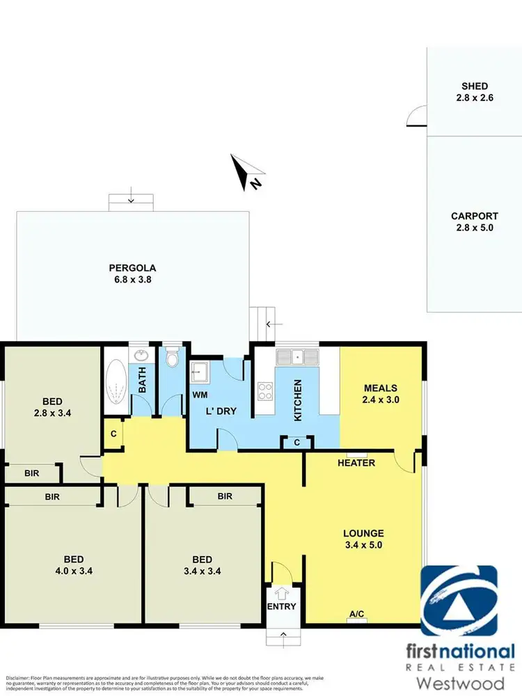 Floorplan of Homely house listing, 3 Cliff Street, Laverton VIC 3028