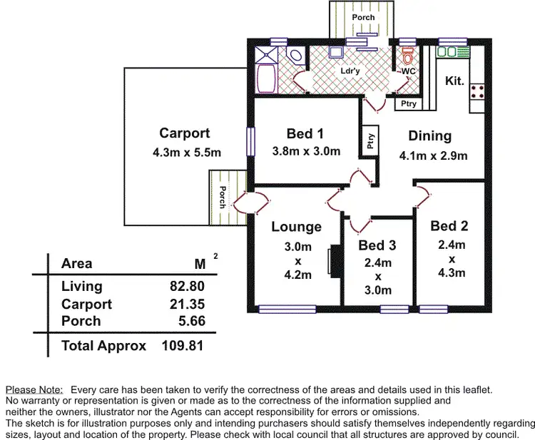 Floorplan of Homely house listing, 11 Chillingworth Road, Elizabeth East SA 5112