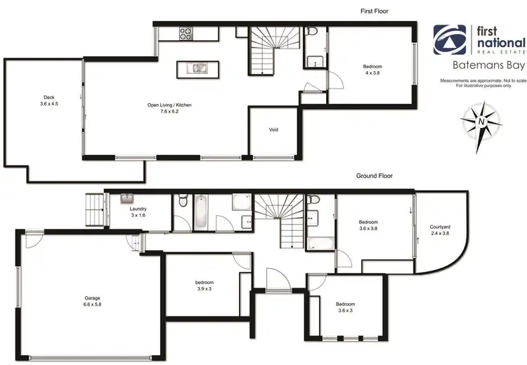 Floorplan of Homely house listing, 1/2 Moorong Crescent, Malua Bay NSW 2536
