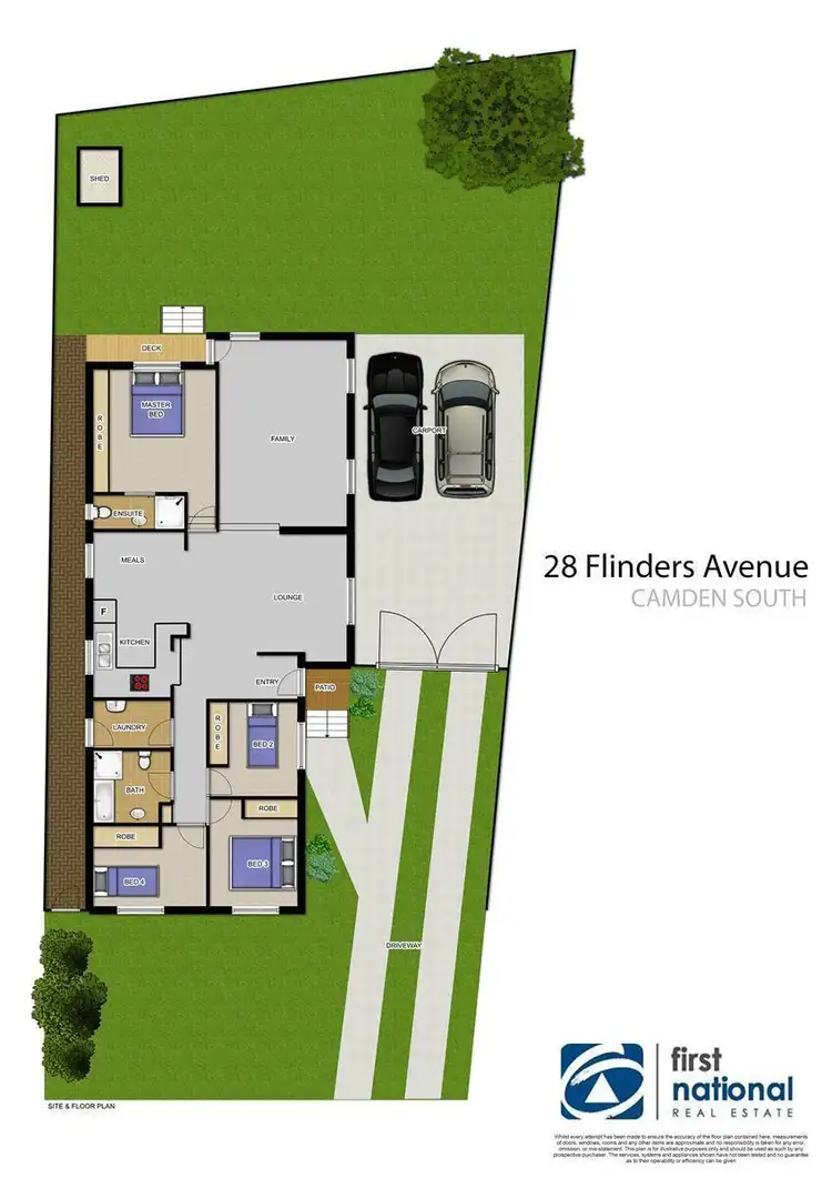 Floorplan of Homely house listing, 28 Flinders Avenue, Camden South NSW 2570