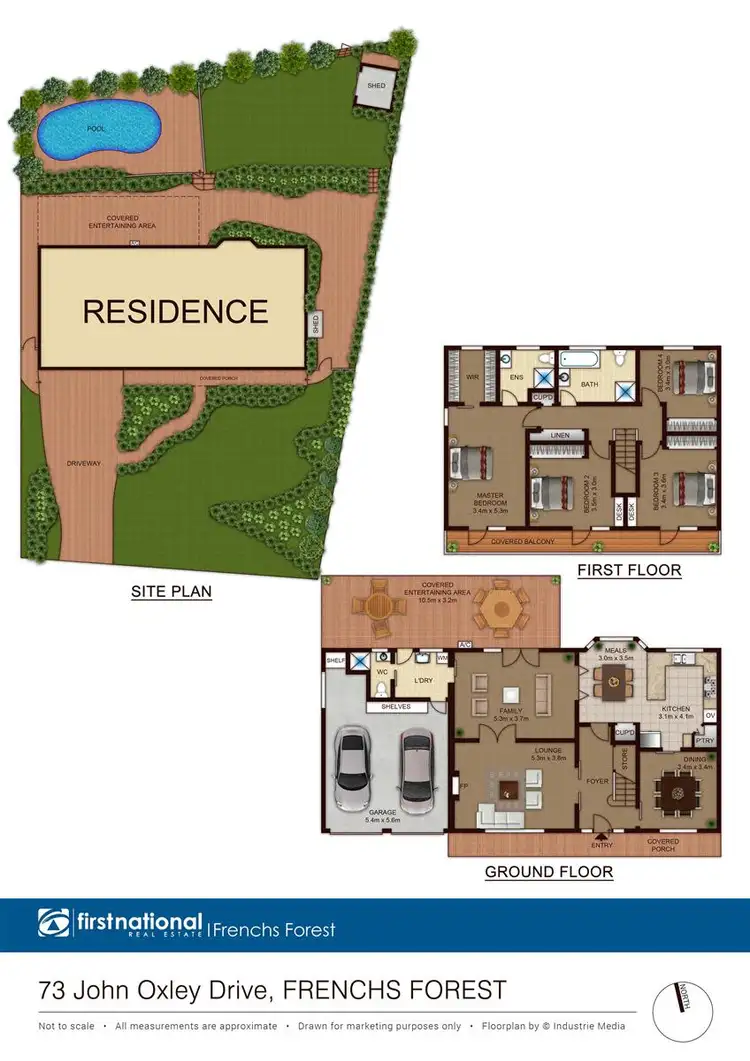Floorplan of Homely house listing, 73 John Oxley Drive, Frenchs Forest NSW 2086