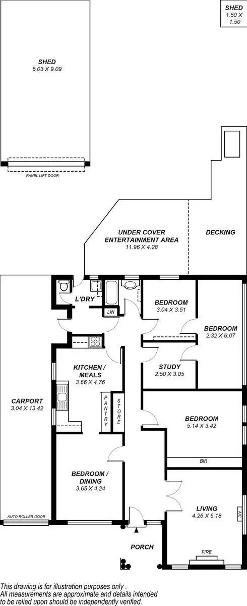 Floorplan of Homely house listing, 32 Dinwoodie Avenue, Clarence Gardens SA 5039