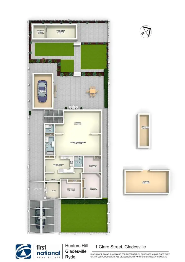 Floorplan of Homely house listing, 1 Clare Street, Gladesville NSW 2111