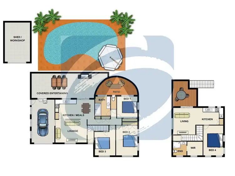 Floorplan of Homely house listing, 49 Westmoreland Boulevard, Springwood QLD 4127
