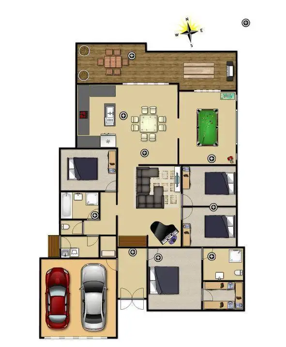 Floorplan of Homely house listing, 28 Birchwood Crescent, Brookwater QLD 4300