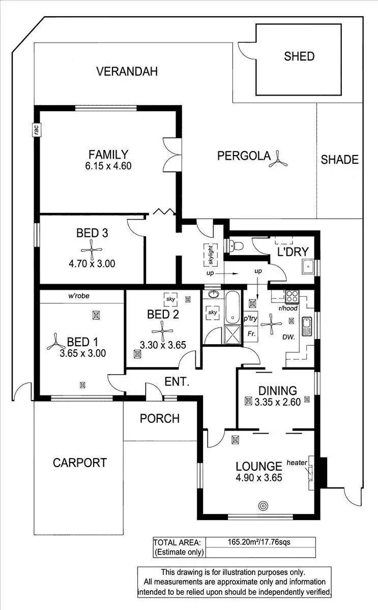 Floorplan of Homely house listing, 40 Clifton Street, Camden Park SA 5038