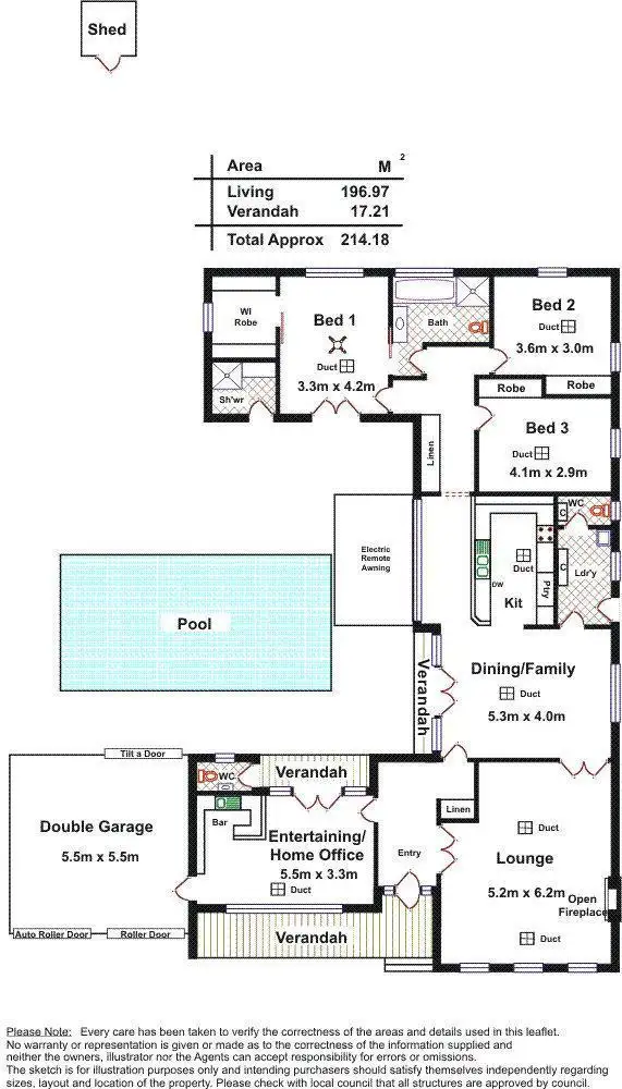 Floorplan of Homely house listing, 38 Greenwood Grove, Urrbrae SA 5064