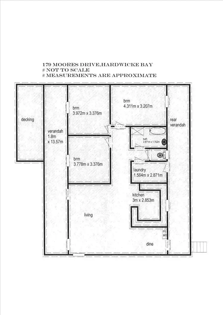 Floorplan of Homely house listing, 105 Moores Drive, Hardwicke Bay SA 5575