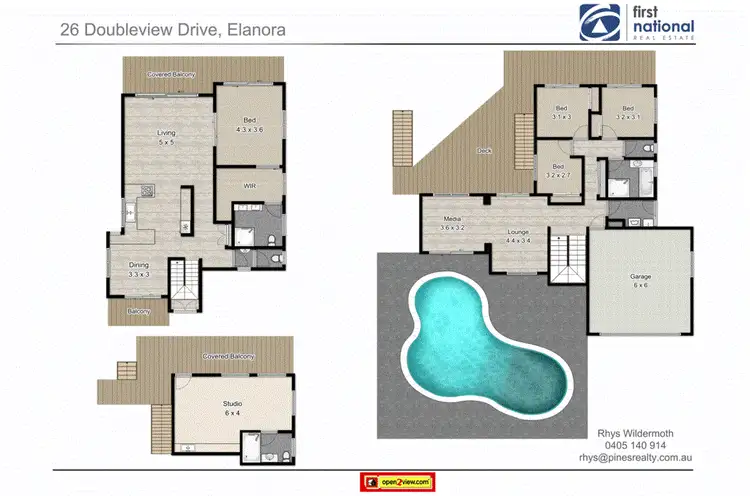 Floorplan of Homely house listing, 26 Doubleview Drive, Elanora QLD 4221