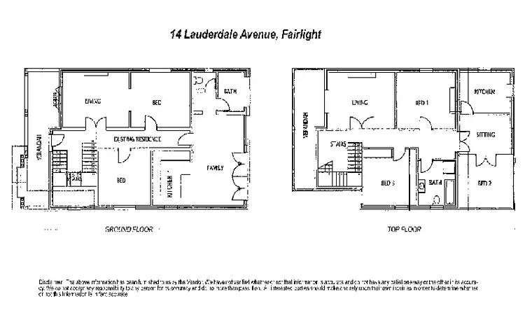 Floorplan of Homely house listing, 14 Lauderdale Avenue, Fairlight NSW 2094