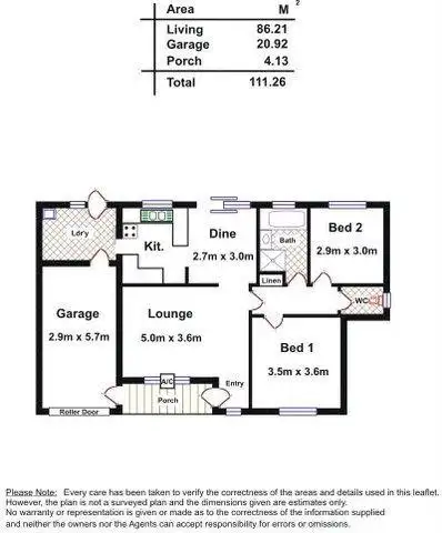 Floorplan of Homely unit listing, 3/3 Jessica Street, Salisbury East SA 5109