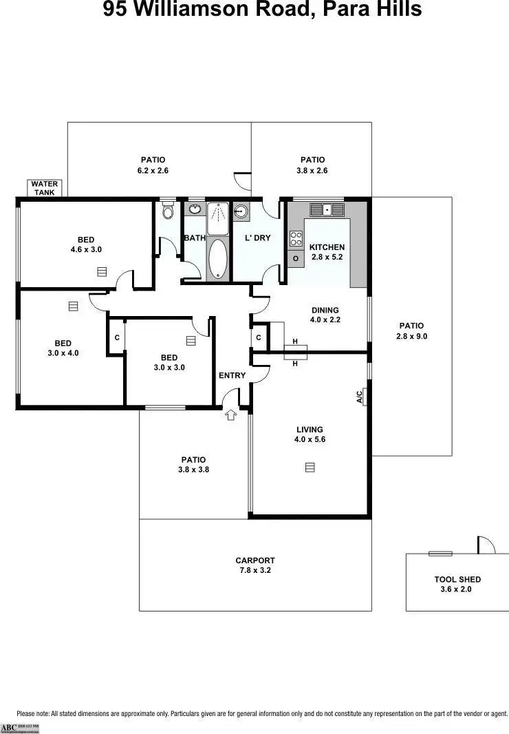 Floorplan of Homely house listing, 95 Williamson Road, Para Hills SA 5096