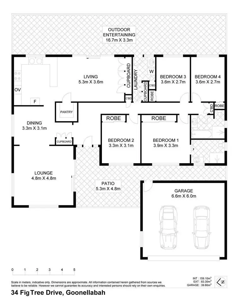 Floorplan of Homely house listing, 34 Figtree Drive, Goonellabah NSW 2480