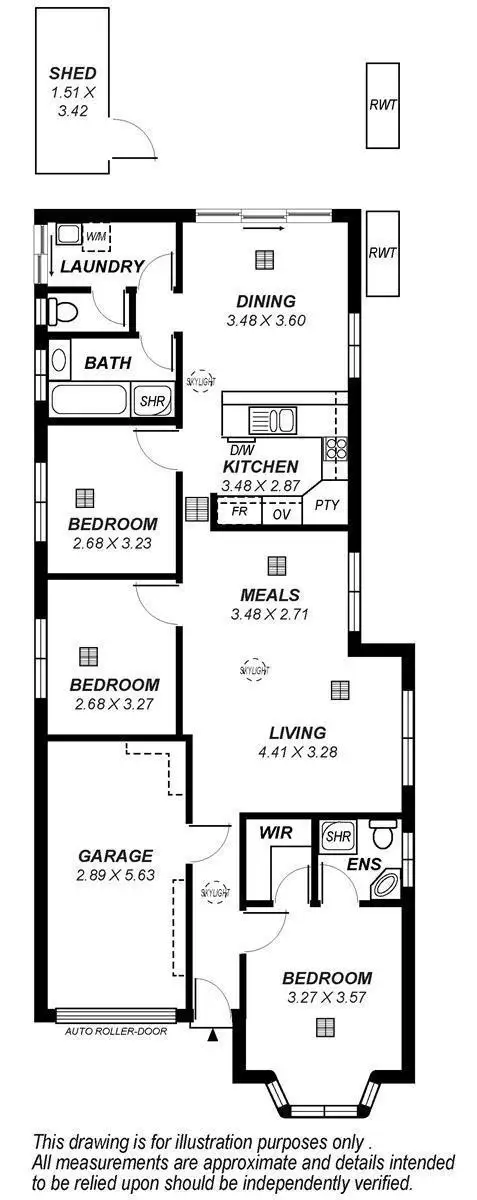 Floorplan of Homely house listing, 1A Bundey Street, Magill SA 5072