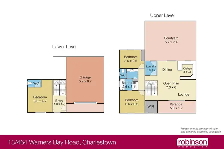 Floorplan of Homely townhouse listing, 13/464 Warners Bay Road, Charlestown NSW 2290