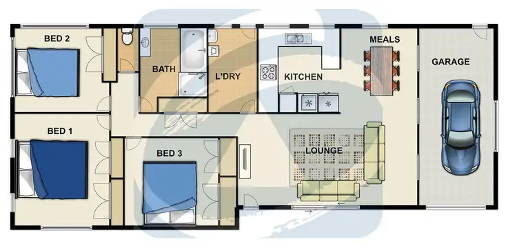 Floorplan of Homely house listing, 32 Westmoreland Boulevard, Springwood QLD 4127