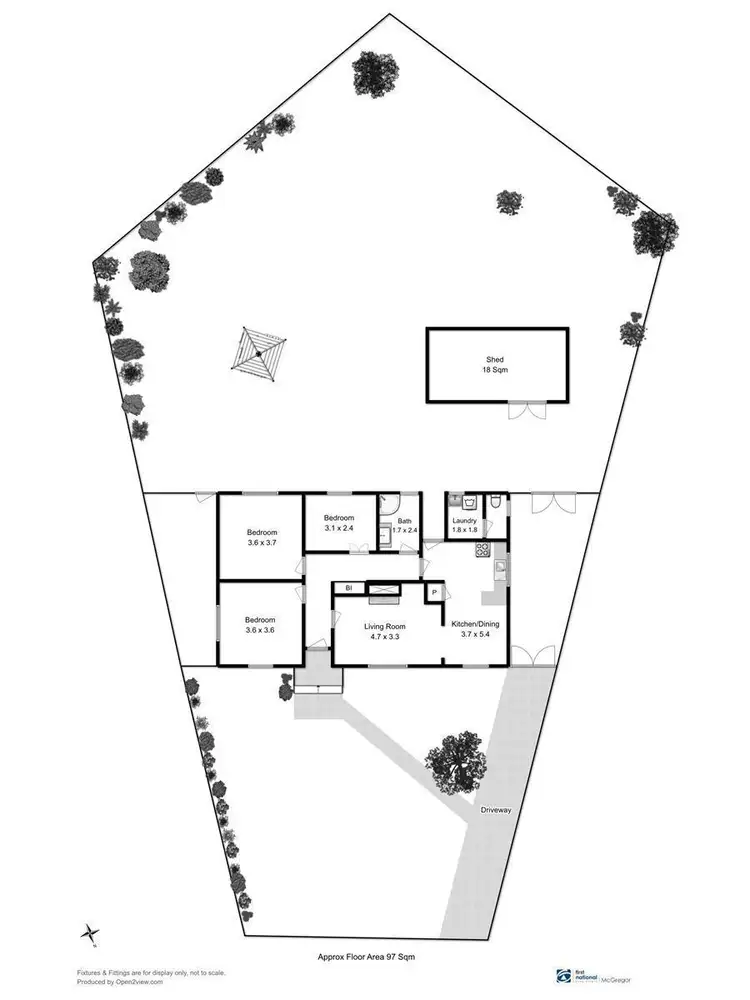 Floorplan of Homely house listing, 6 Boolara Circle, Chigwell TAS 7011