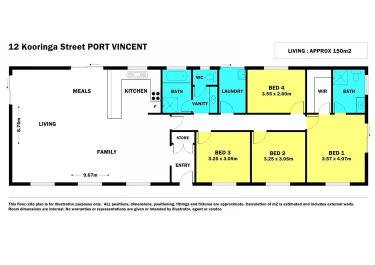 Floorplan of Homely house listing, 12 Kooringa Street, Port Vincent SA 5581