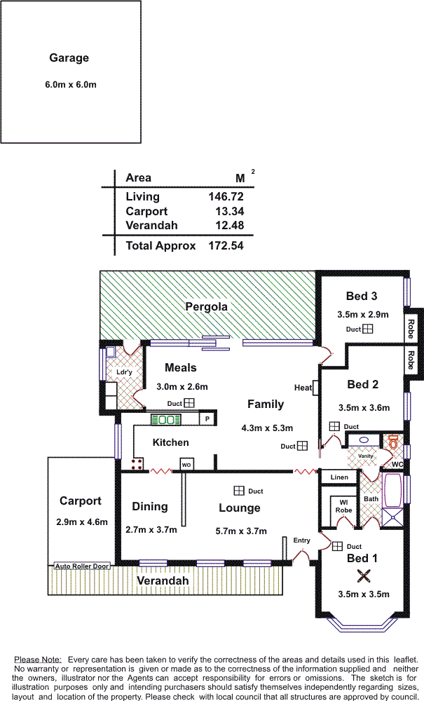 Floorplan of Homely house listing, 45 Valley View Drive, Mclaren Vale SA 5171