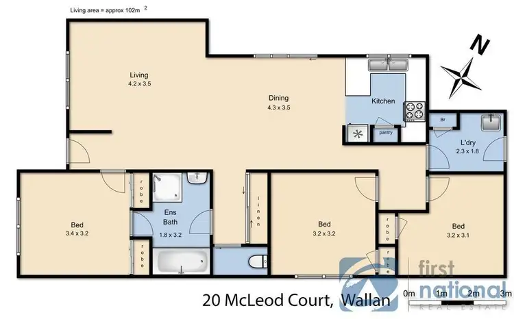 Floorplan of Homely house listing, 20 McLeod Court, Wallan VIC 3756
