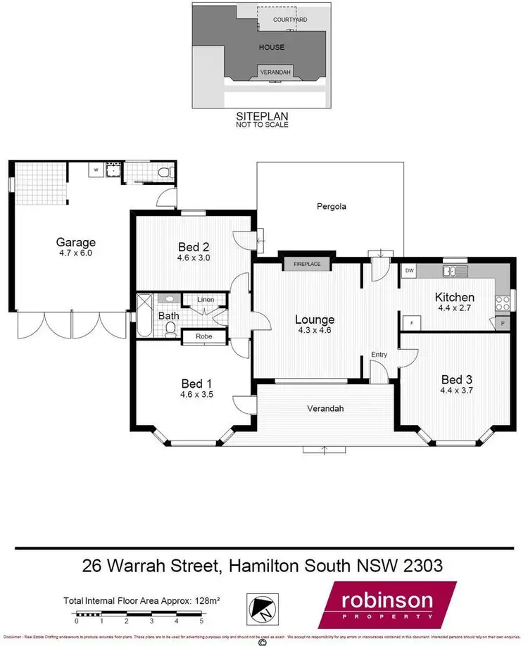 Floorplan of Homely house listing, 26 Warrah Street, Hamilton East NSW 2303
