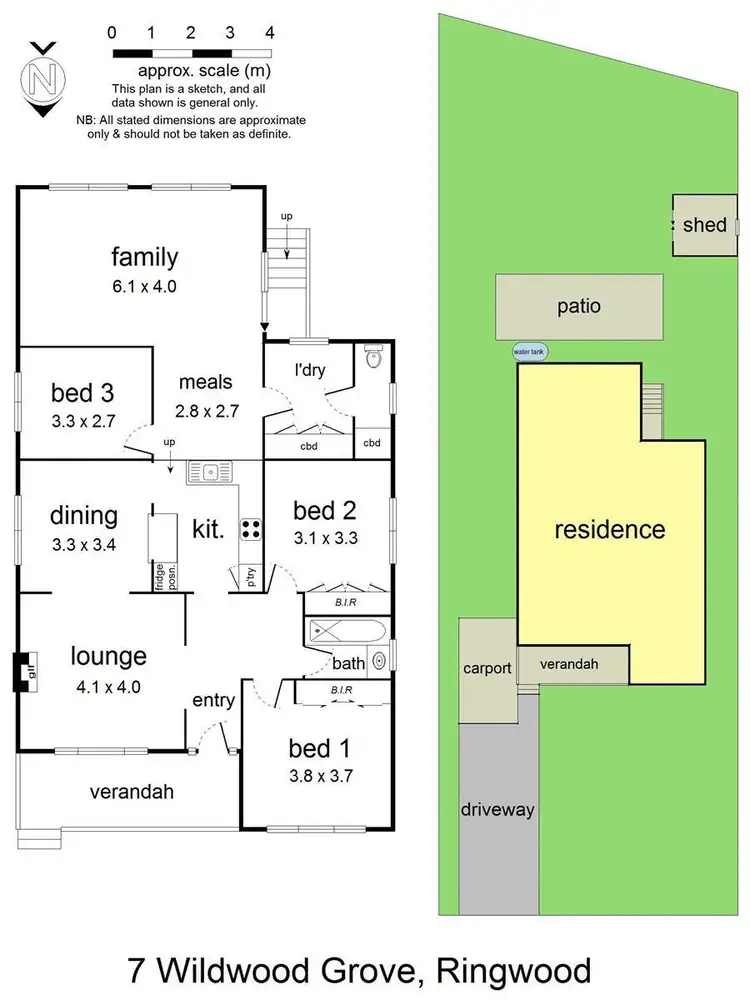 Floorplan of Homely house listing, 7 Wildwood Grove, Ringwood VIC 3134