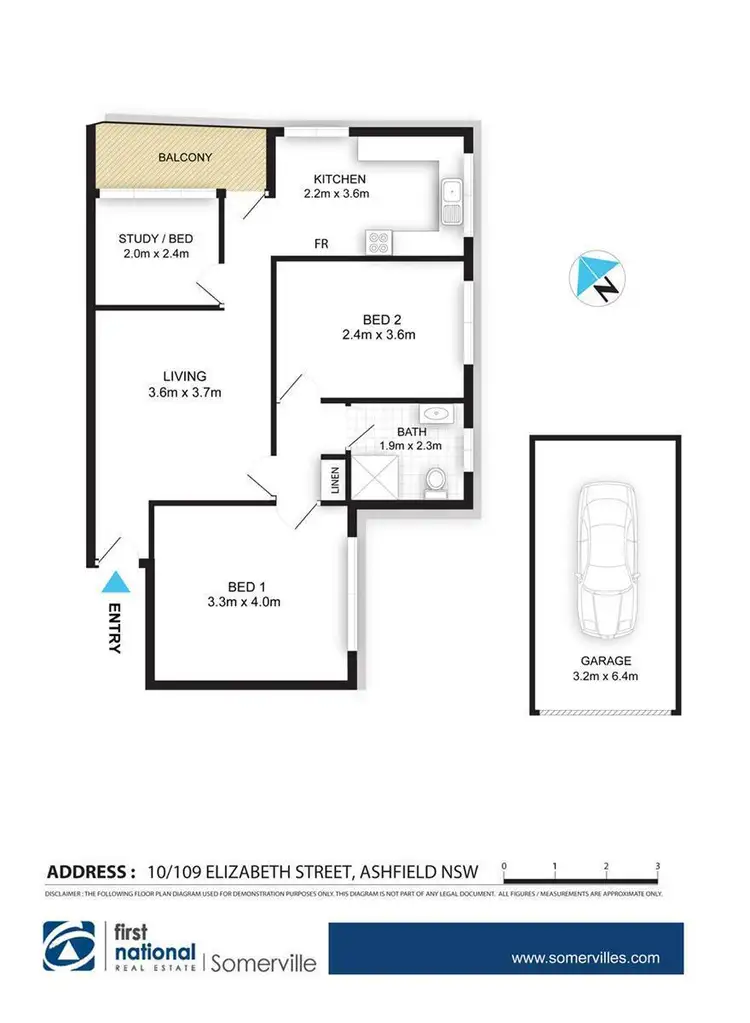 Floorplan of Homely apartment listing, 10/109 Elizabeth Street, Ashfield NSW 2131