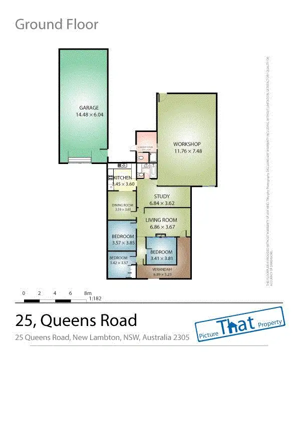 Floorplan of Homely house listing, 25 Queens Road, New Lambton NSW 2305
