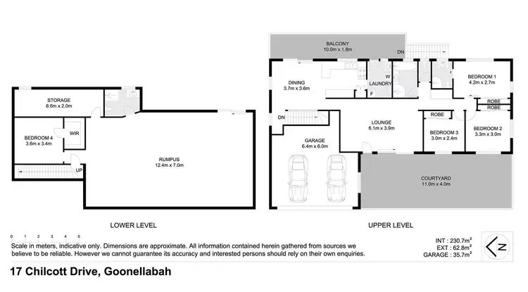 Floorplan of Homely house listing, 17 Chilcott Drive, Goonellabah NSW 2480