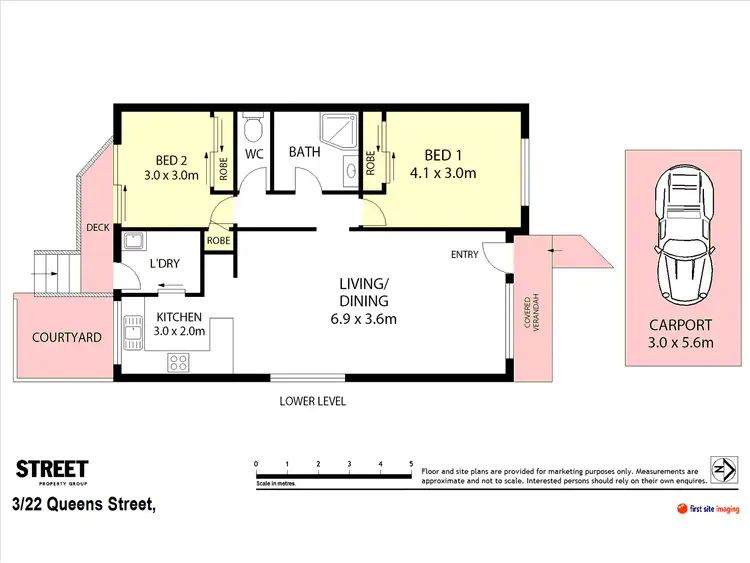 Floorplan of Homely unit listing, 3/22 Queens Road, New Lambton NSW 2305