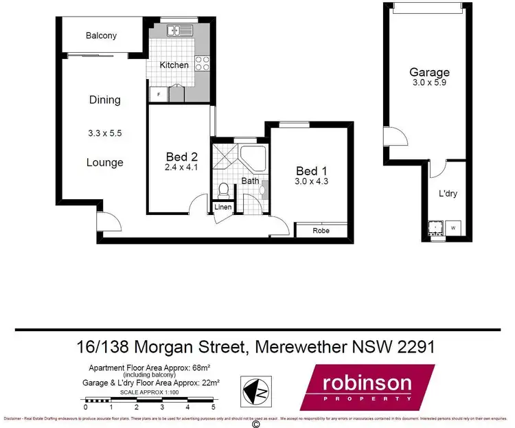 Floorplan of Homely unit listing, 16/138 Morgan Street, Merewether NSW 2291