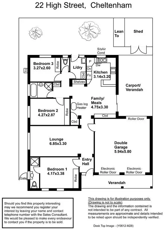 Floorplan of Homely house listing, 22 High Street, Cheltenham SA 5014